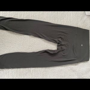 Women’s lululemon grey Align leggings. Size 6